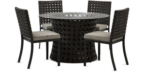 Roma Dining Table 57" - 6 seat